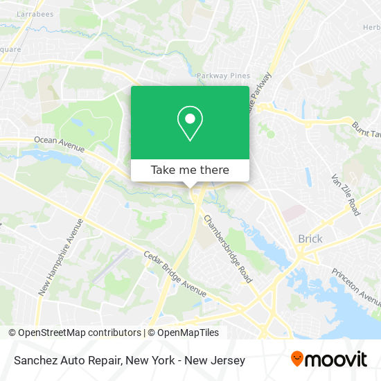 Sanchez Auto Repair map