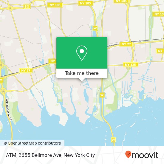 ATM, 2655 Bellmore Ave map