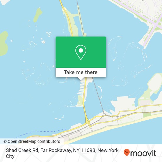 Shad Creek Rd, Far Rockaway, NY 11693 map