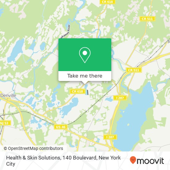 Health & Skin Solutions, 140 Boulevard map
