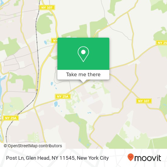 Post Ln, Glen Head, NY 11545 map