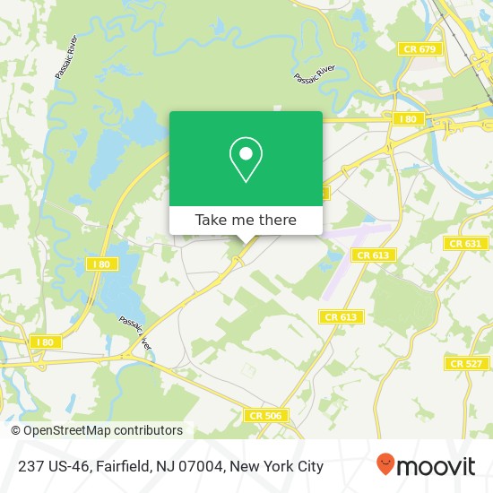 Mapa de 237 US-46, Fairfield, NJ 07004