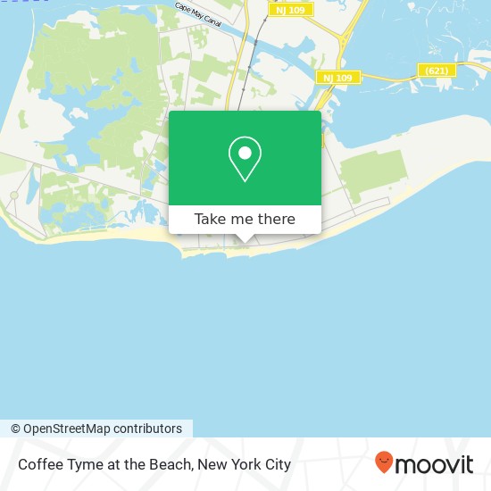 Coffee Tyme at the Beach, 315 Beach Ave map
