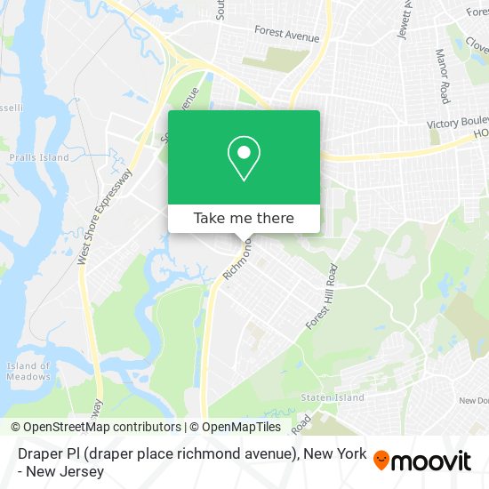 Mapa de Draper Pl (draper place richmond avenue)