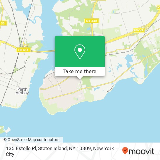 135 Estelle Pl, Staten Island, NY 10309 map