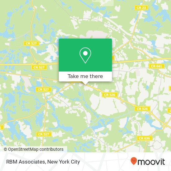 Mapa de RBM Associates, 585 N County Line Rd