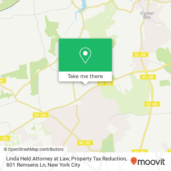 Mapa de Linda Held Attorney at Law, Property Tax Reduction, 801 Remsens Ln