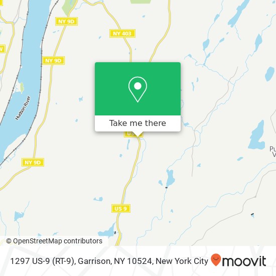 1297 US-9 (RT-9), Garrison, NY 10524 map