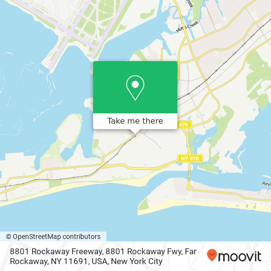 8801 Rockaway Freeway, 8801 Rockaway Fwy, Far Rockaway, NY 11691, USA map