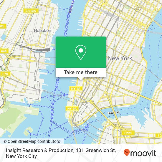 Insight Research & Production, 401 Greenwich St map