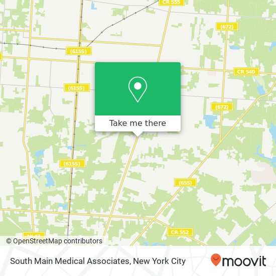 South Main Medical Associates, 1317 S Main Rd map