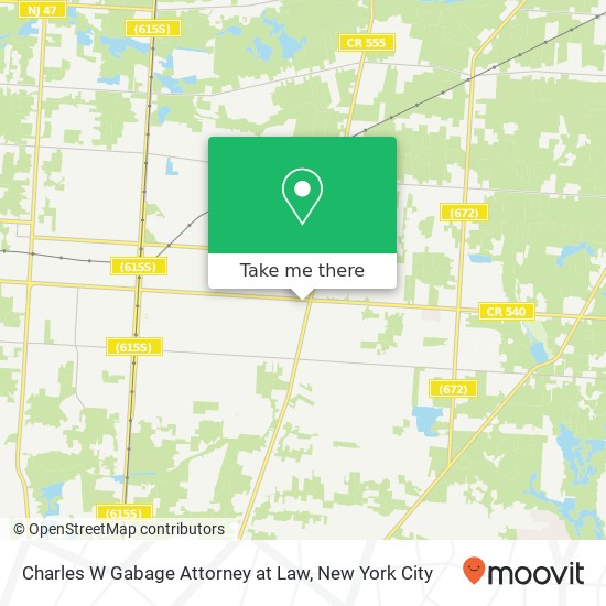 Charles W Gabage Attorney at Law, 1179 E Landis Ave map