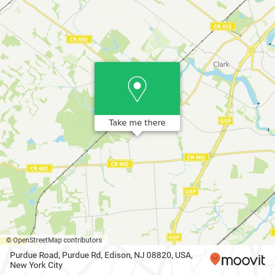 Purdue Road, Purdue Rd, Edison, NJ 08820, USA map