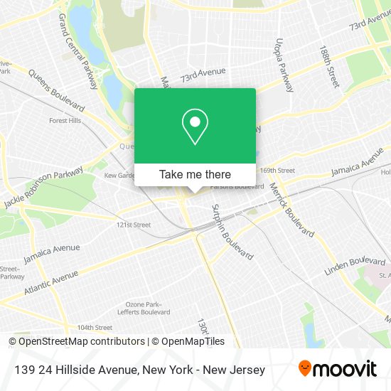 Mapa de 139 24 Hillside Avenue