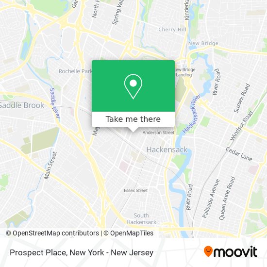 Prospect Place map
