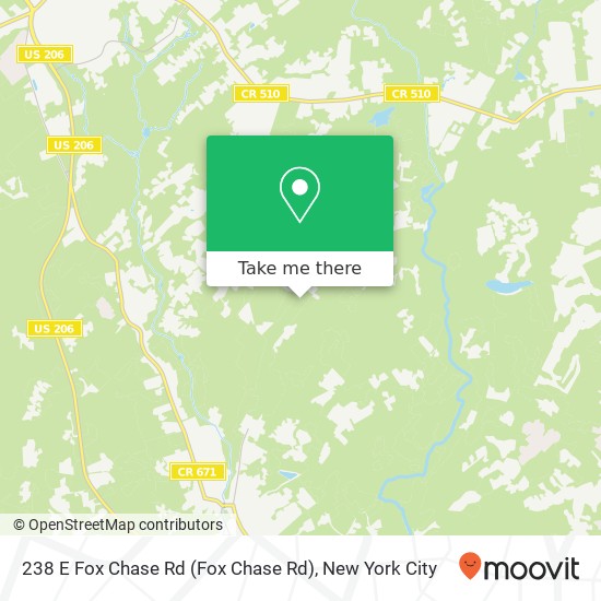 238 E Fox Chase Rd (Fox Chase Rd), Far Hills, NJ 07931 map