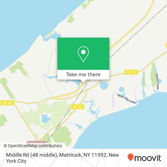 Mapa de Middle Rd (48 middle), Mattituck, NY 11952