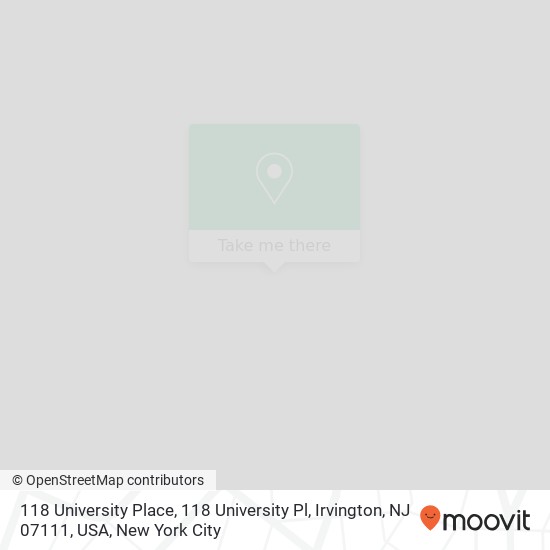 118 University Place, 118 University Pl, Irvington, NJ 07111, USA map