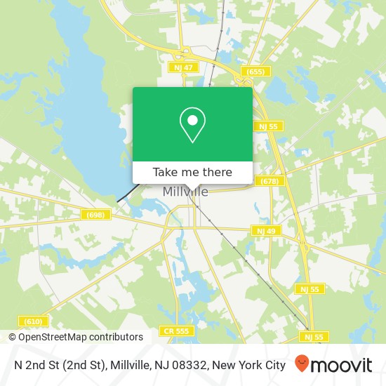 N 2nd St (2nd St), Millville, NJ 08332 map