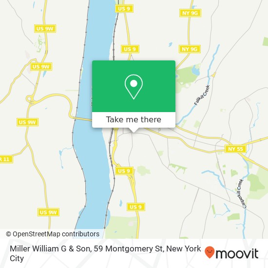 Miller William G & Son, 59 Montgomery St map