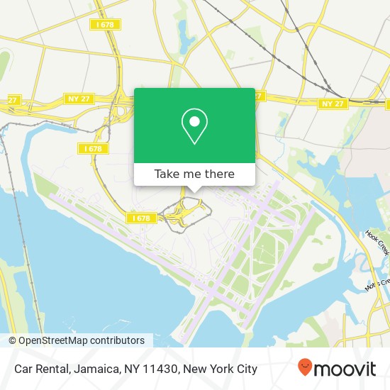Mapa de Car Rental, Jamaica, NY 11430