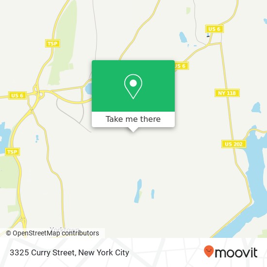Mapa de 3325 Curry Street, 3325 Curry St, Yorktown Heights, NY 10598, USA