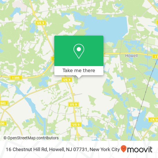 16 Chestnut Hill Rd, Howell, NJ 07731 map