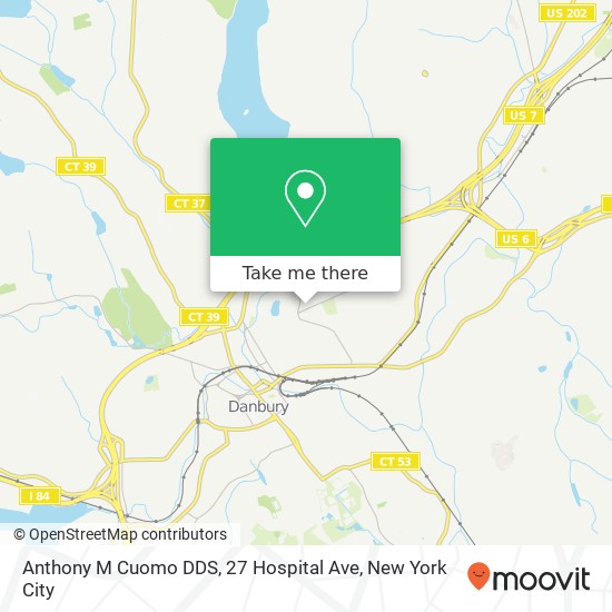 Mapa de Anthony M Cuomo DDS, 27 Hospital Ave