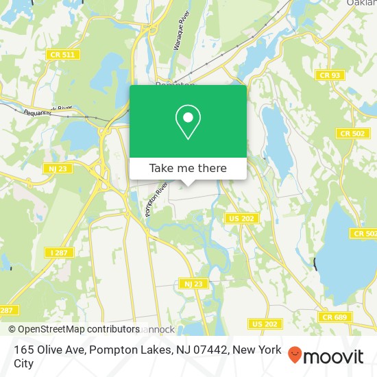 165 Olive Ave, Pompton Lakes, NJ 07442 map