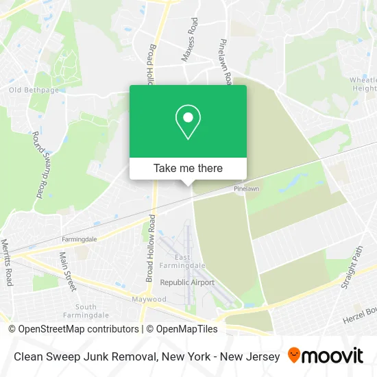 Clean Sweep Junk Removal map
