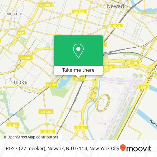 RT-27 (27 meeker), Newark, NJ 07114 map