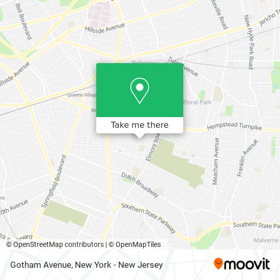 Mapa de Gotham Avenue