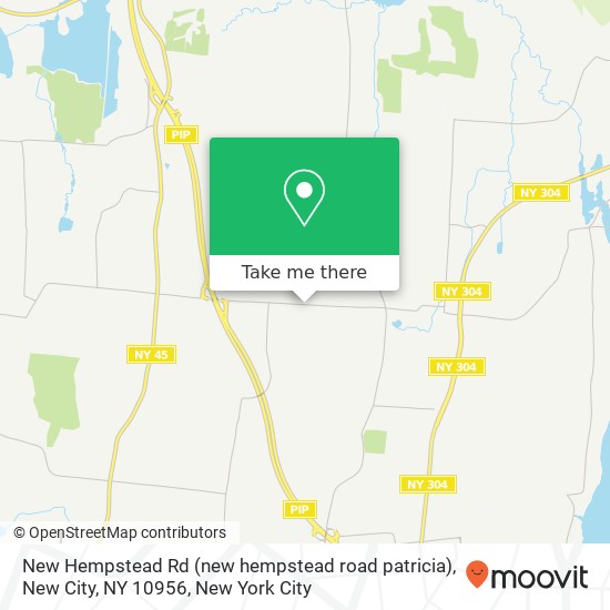 Mapa de New Hempstead Rd (new hempstead road patricia), New City, NY 10956