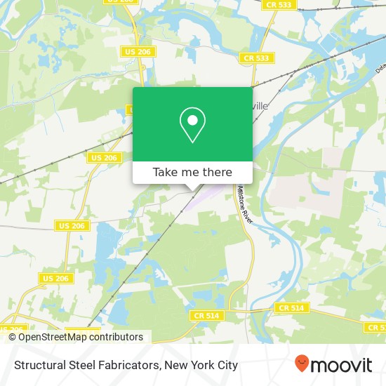 Structural Steel Fabricators map