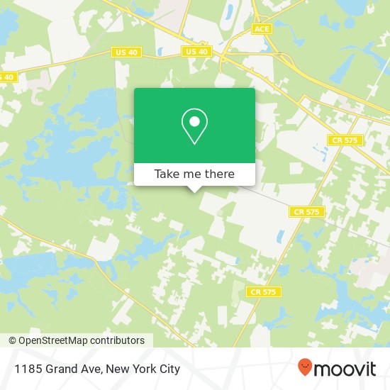 1185 Grand Ave, Mays Landing (Hamilton Twp (Atlantic county)), NJ 08330 map