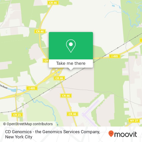 CD Genomics - the Genomics Services Company, Ramsey Rd map