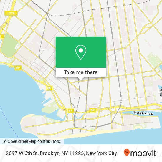 2097 W 6th St, Brooklyn, NY 11223 map