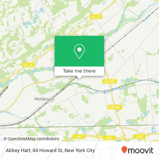 Abbey Hart, 44 Howard St map