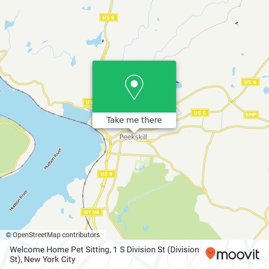 Mapa de Welcome Home Pet Sitting, 1 S Division St