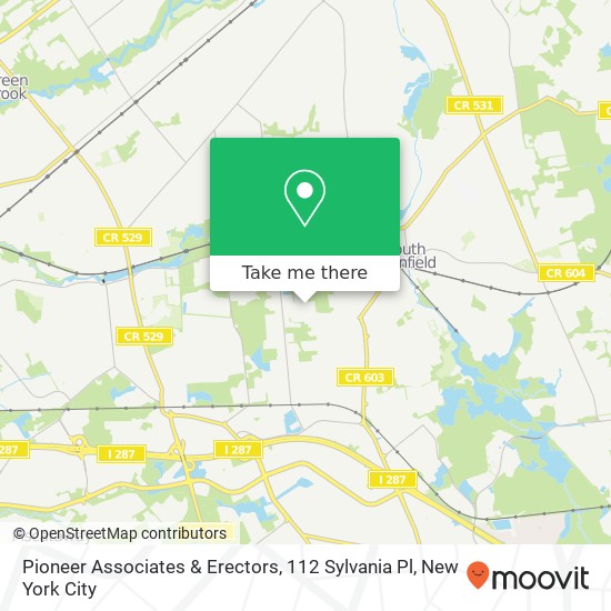 Pioneer Associates & Erectors, 112 Sylvania Pl map
