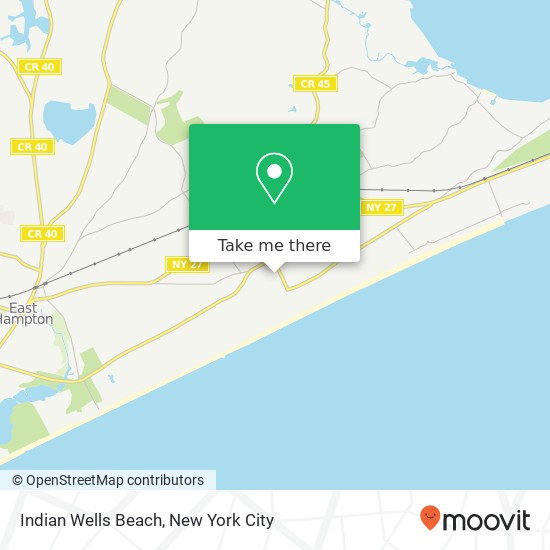 Indian Wells Beach map