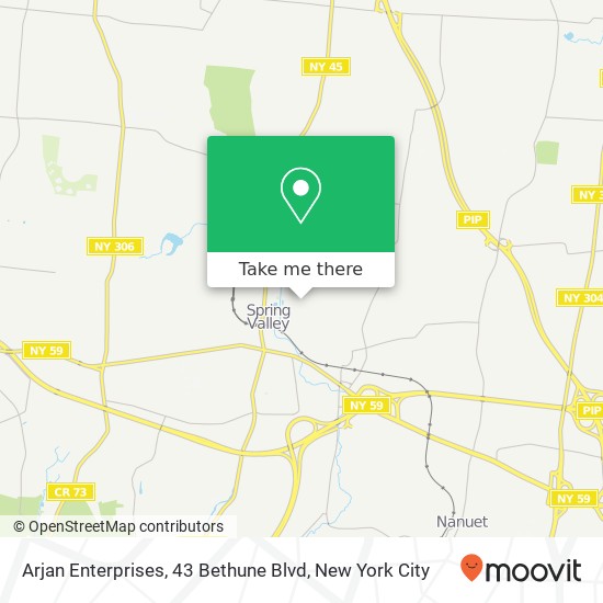 Arjan Enterprises, 43 Bethune Blvd map