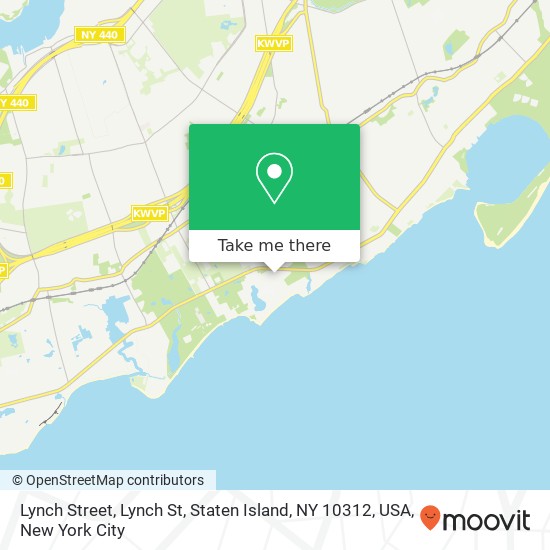 Mapa de Lynch Street, Lynch St, Staten Island, NY 10312, USA