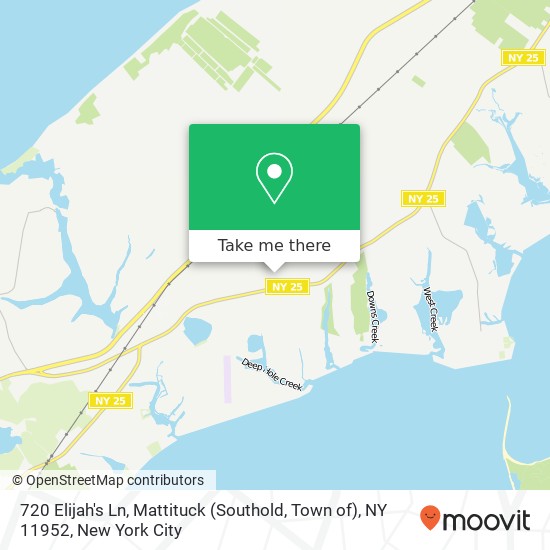 Mapa de 720 Elijah's Ln, Mattituck (Southold, Town of), NY 11952