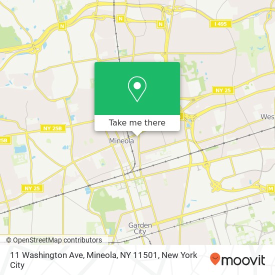 11 Washington Ave, Mineola, NY 11501 map