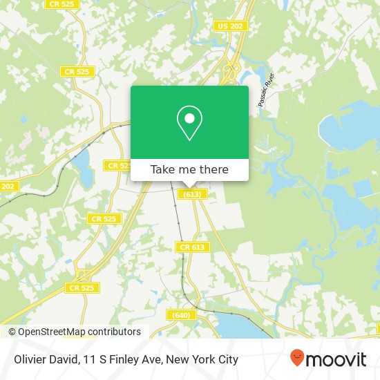 Mapa de Olivier David, 11 S Finley Ave