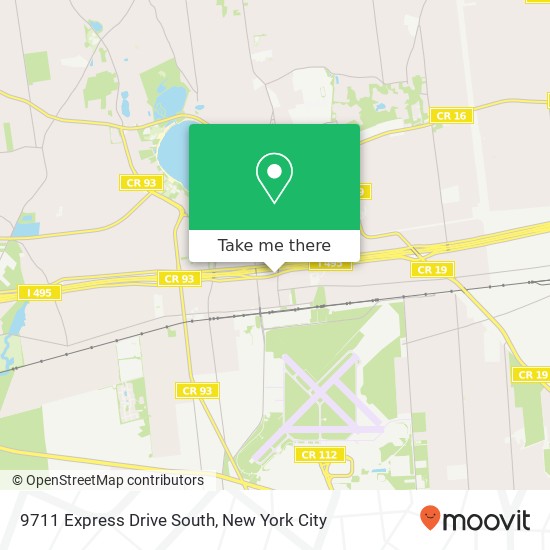 Mapa de 9711 Express Drive South