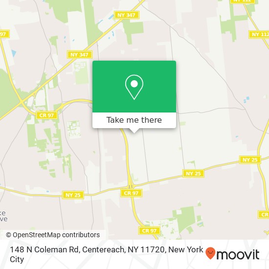 148 N Coleman Rd, Centereach, NY 11720 map