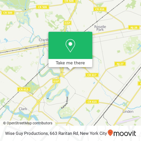 Wise Guy Productions, 663 Raritan Rd map
