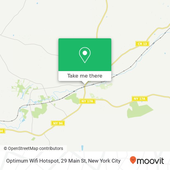 Optimum Wifi Hotspot, 29 Main St map